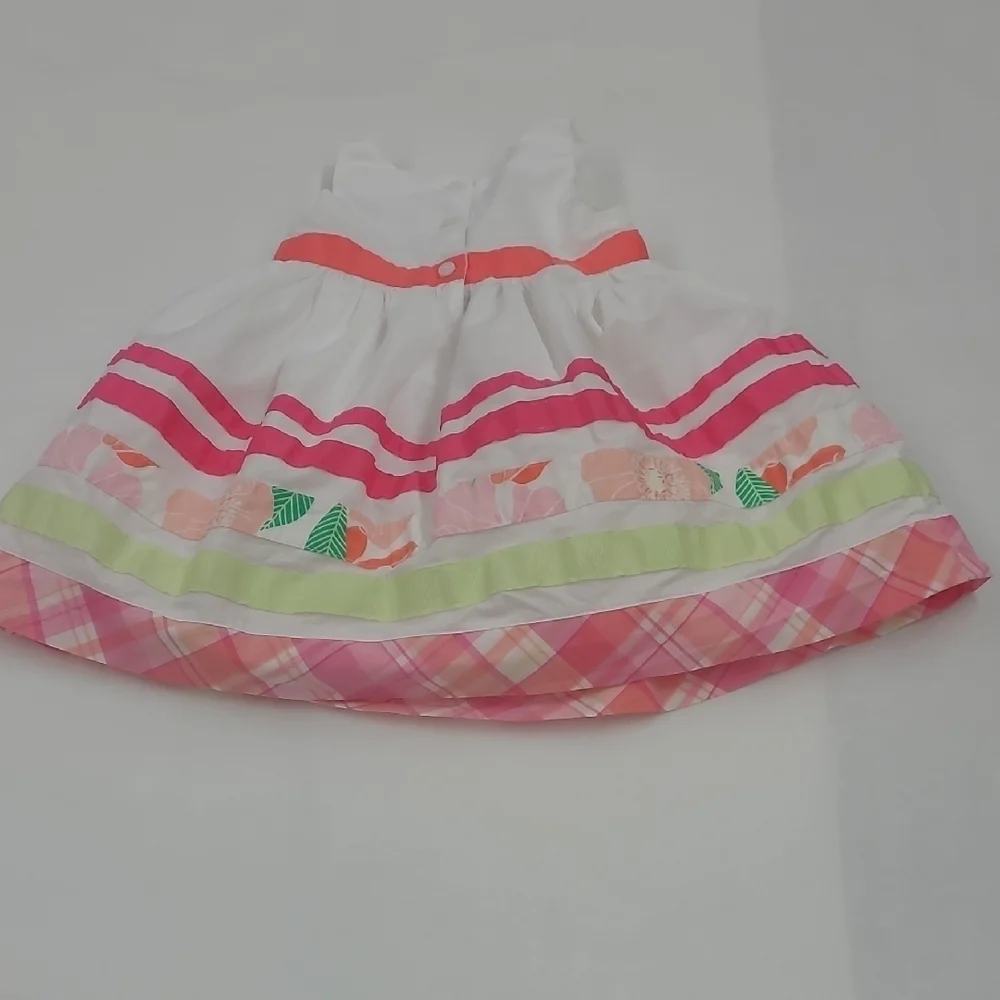 Gymboree Floral and Striped Baby Dress Lot Size 12-18 Months